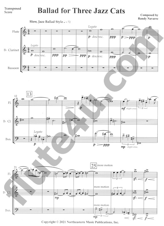 Navarre, R :: Ballad for Three Jazz Cats
