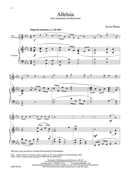 Waters, K :: Three Chant-Based Pieces