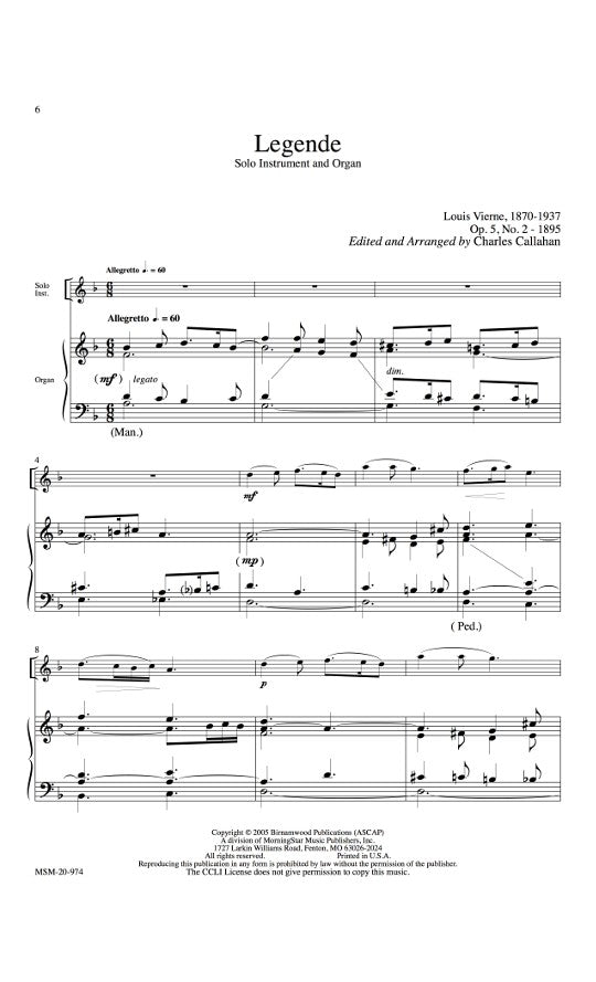 Various :: Music for Organ & Solo Instrument