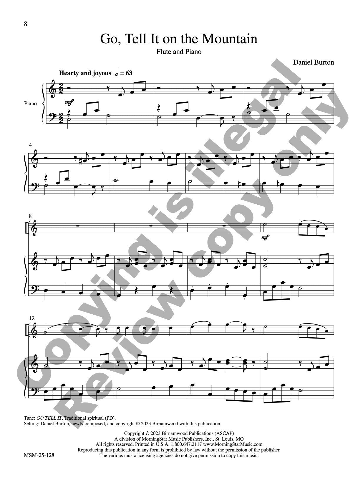 Burton, D :: Away in a Manger: Four Carols Settings
