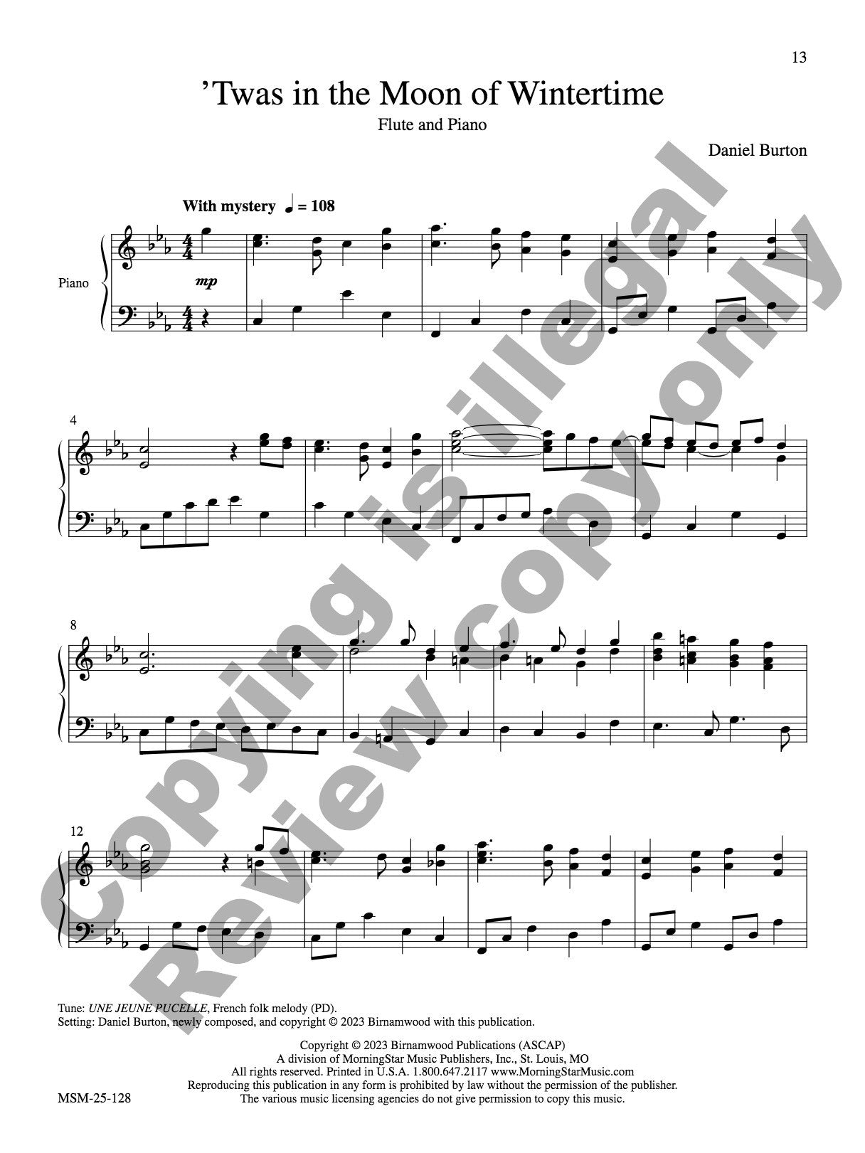 Burton, D :: Away in a Manger: Four Carols Settings