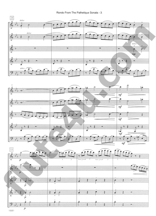 Beethoven, L :: Rondo From The Pathetique Sonata