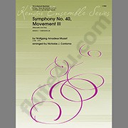 Mozart, WA :: Symphony No. 40, Movement III (Menuetto and Trio)