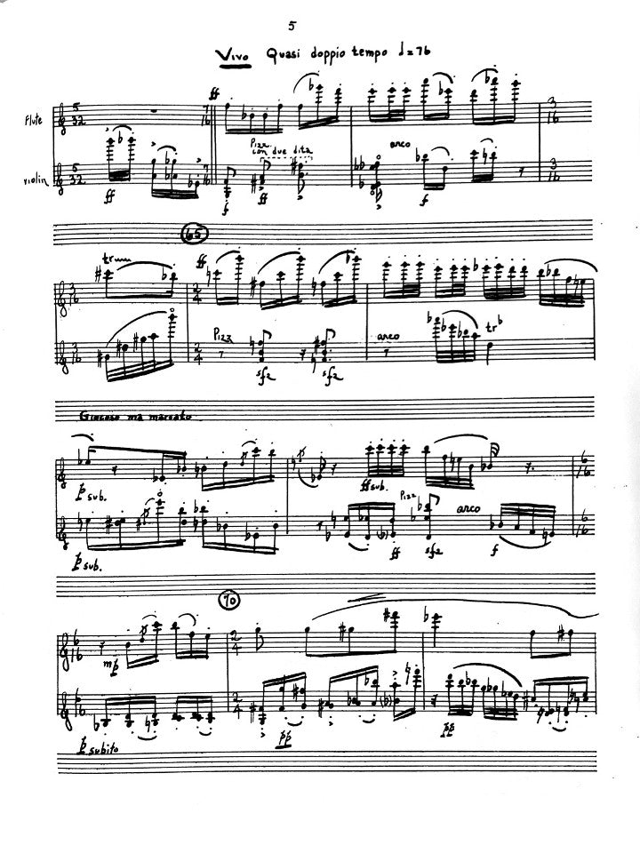 Parris, R :: Duo for Flute and Violin