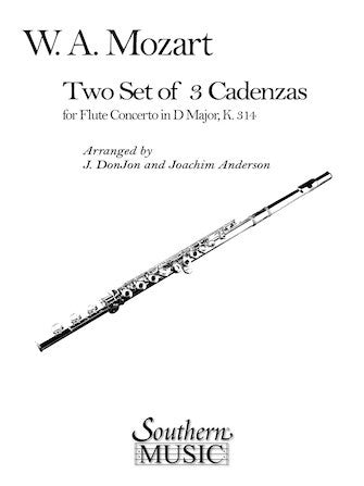 Donjon, J; Andersen, J :: Two Sets of 3 Cadenzas (for Mozart's Flute Concerto in D Major, K. 314)