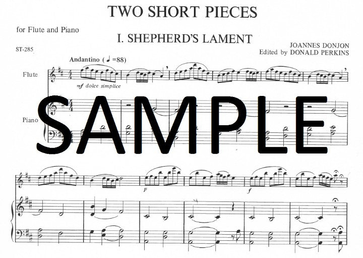 Donjon, J :: Two Short Pieces