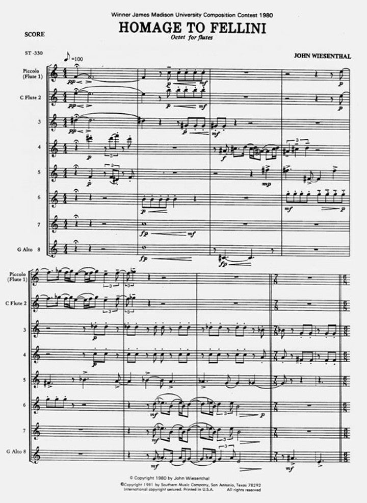 Wiesenthal, J :: Homage to Fellini
