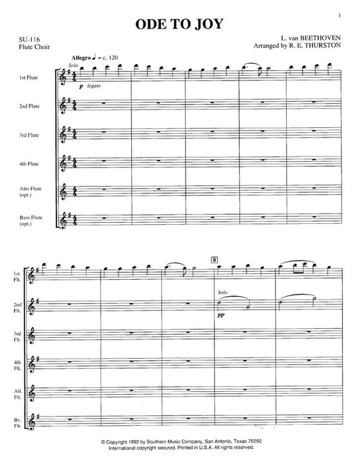 Beethoven, L :: Ode to Joy