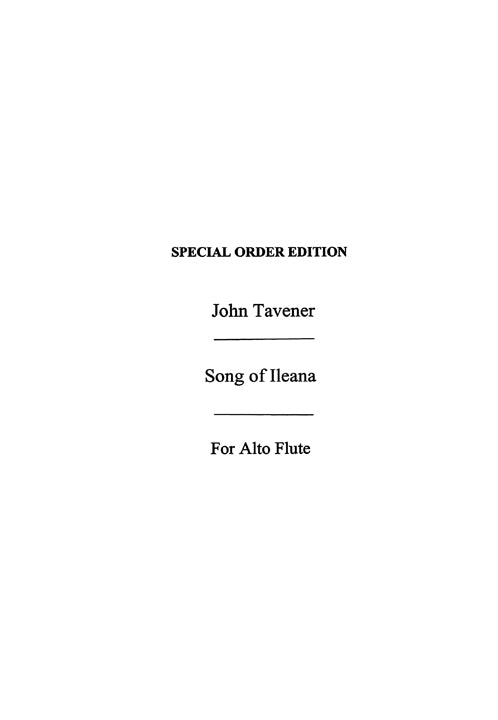Tavener, J :: Song of Ileana