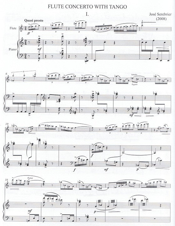 Serebrier, J :: Flute Concerto with Tango