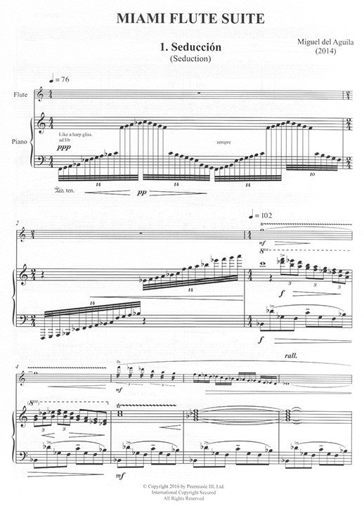 del Aguila, Miguel :: Miami Flute Suite
