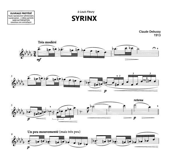Debussy, C :: Syrinx