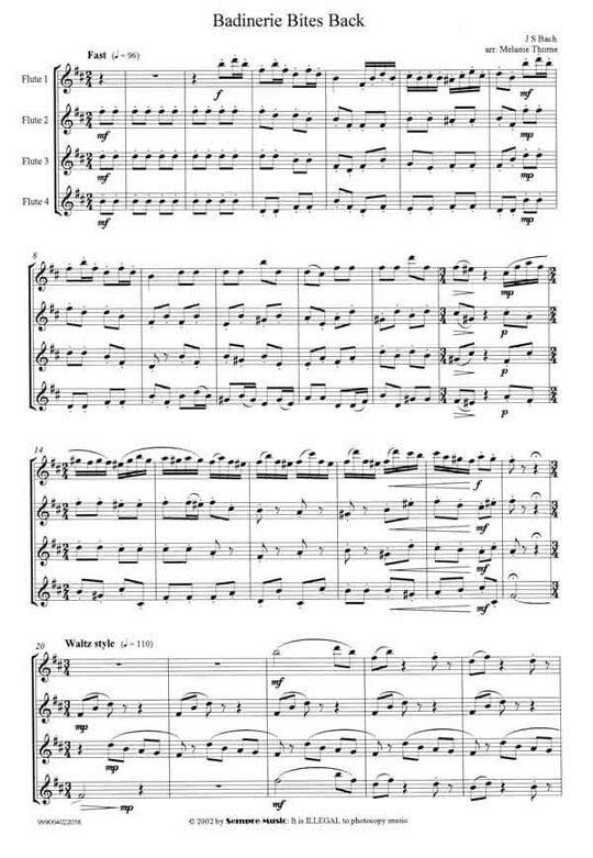Bach, JS :: Badinerie Bites Back