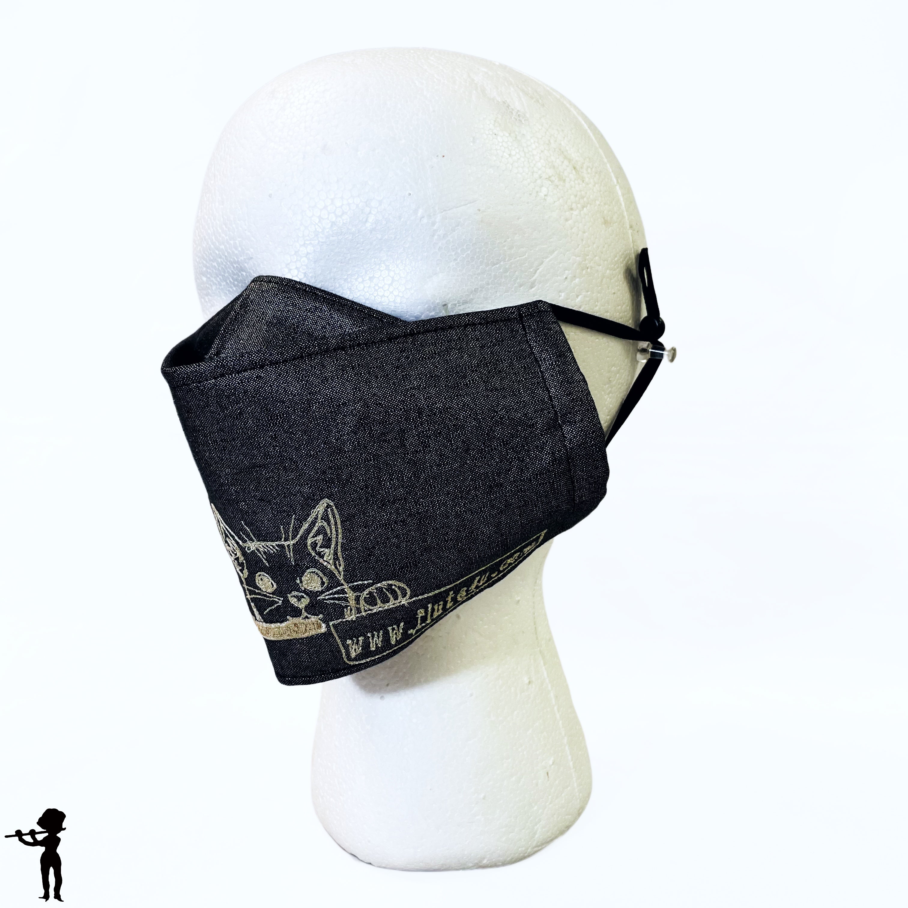 Handmade Mask with Flute Design