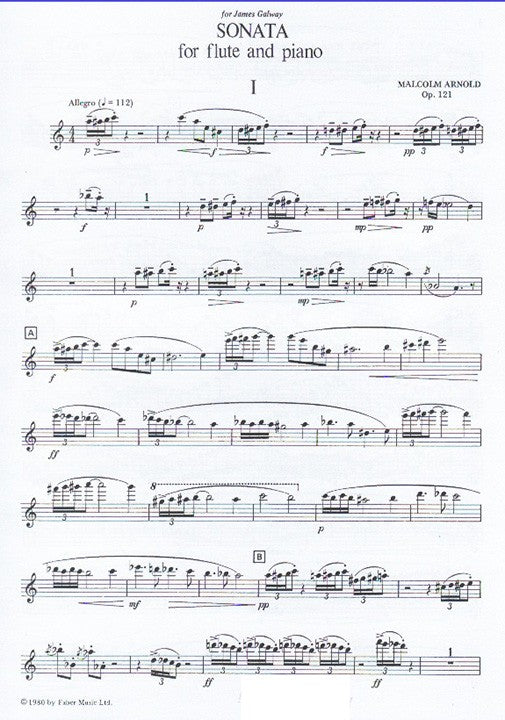 Arnold, M :: Sonata Op. 121