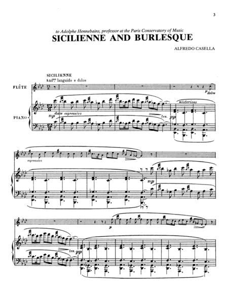 Casella, A :: Sicilenne and Burlesque