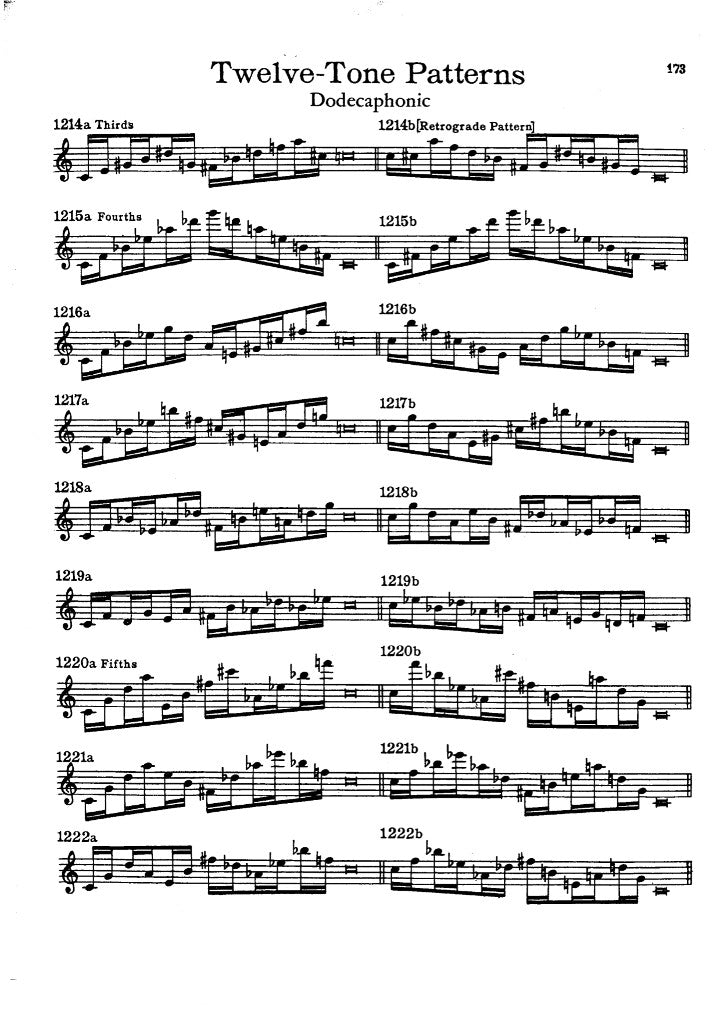 Thesaurus of Scales and Melodic Patterns