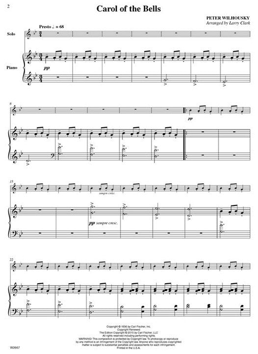 Wilhousky, P :: Carol of the Bells