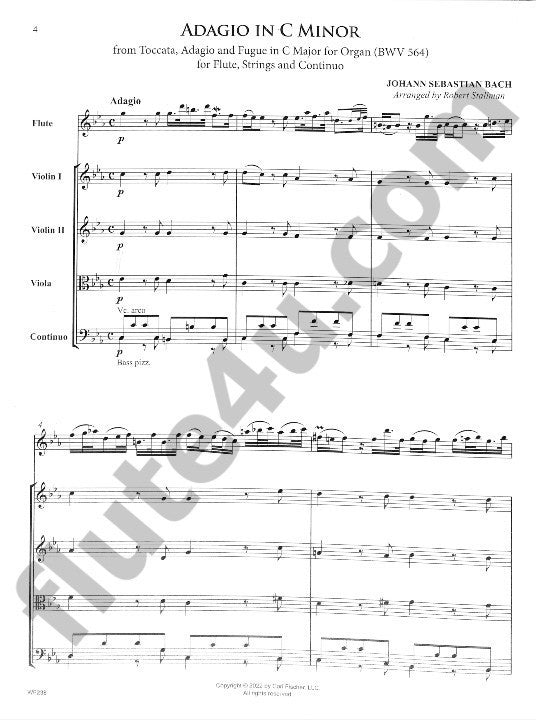 Bach, JS :: The Well-Tempered Flutist: 101 Pieces for Solo Flute