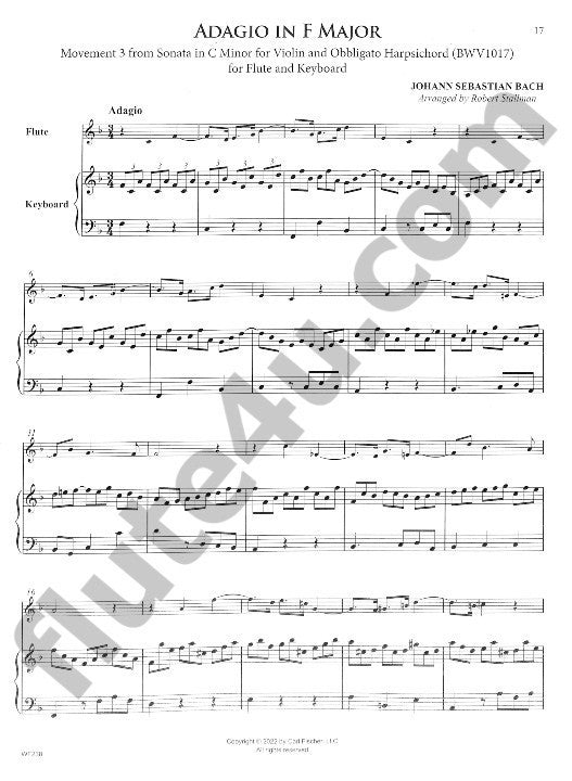 Bach, JS :: The Well-Tempered Flutist: 101 Pieces for Solo Flute