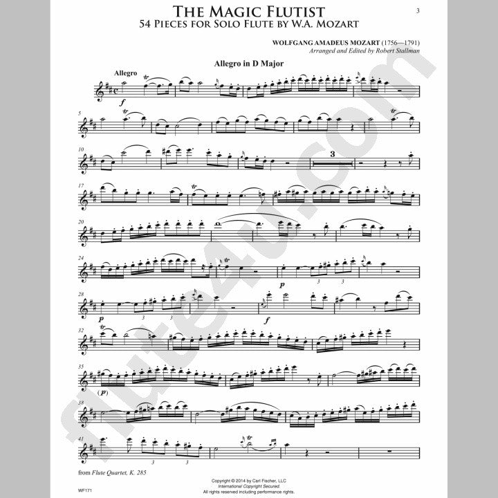 Mozart, WA :: The Magic Flutist Volume I