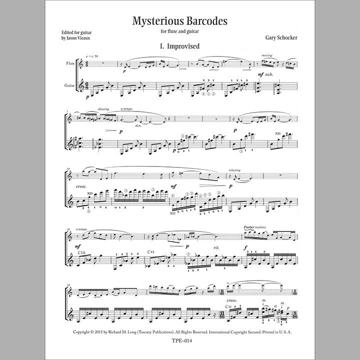 Schocker, G :: Mysterious Barcodes