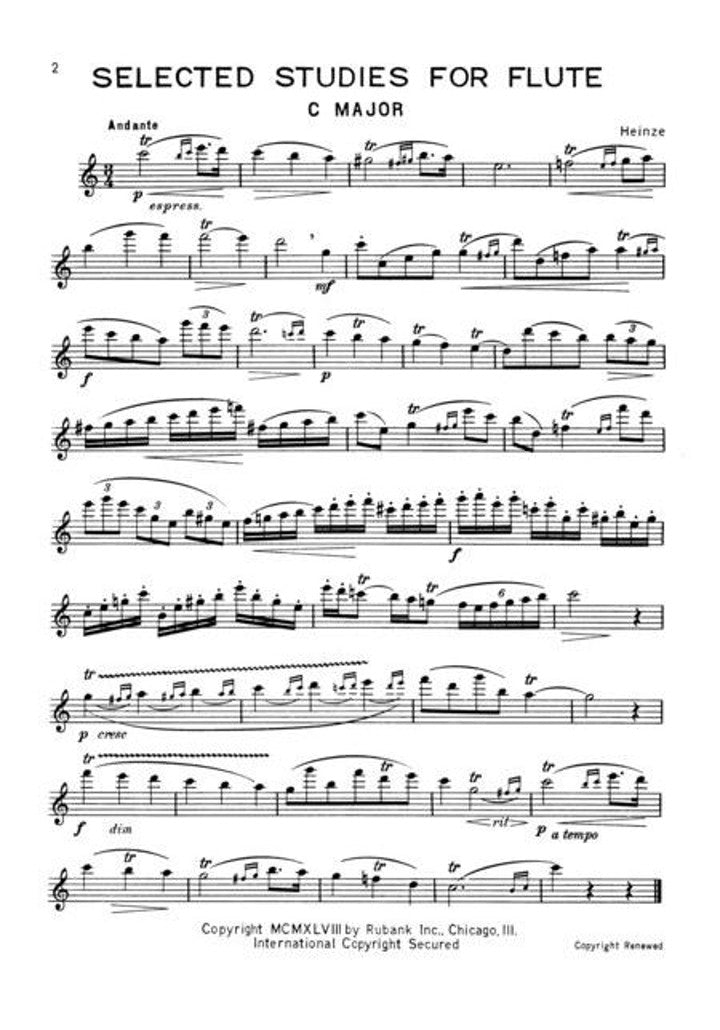 Various :: Selected Studies for Flute