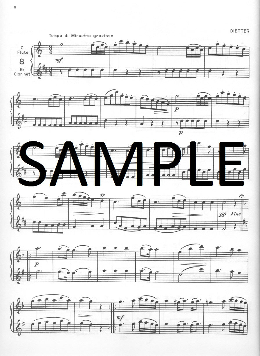 Various :: Seventy-Eight Duets for Flute and Clarinet - Volume I