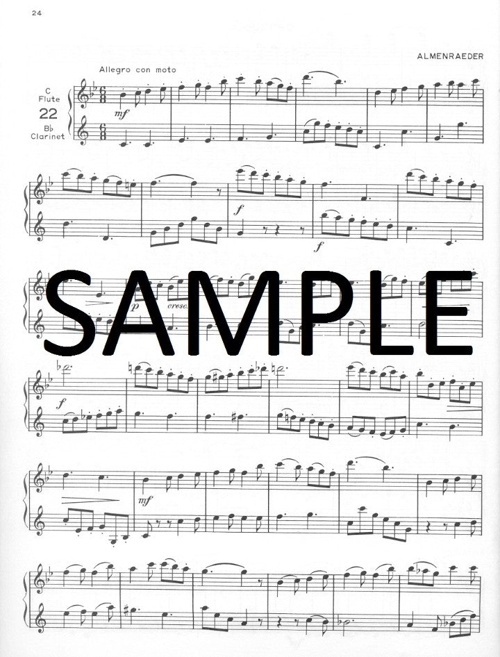 Various :: Seventy-Eight Duets for Flute and Clarinet - Volume I