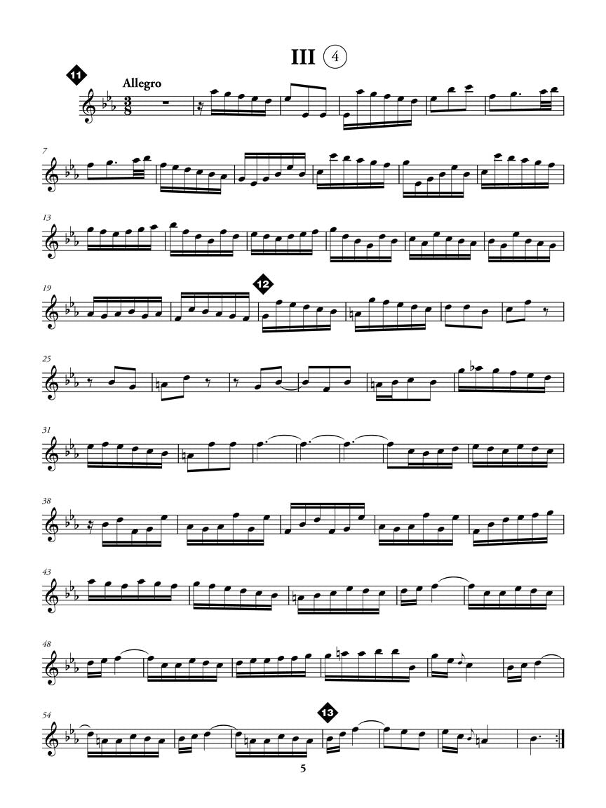 Bach, JS :: Sonata in E-flat Major, BWV 1031