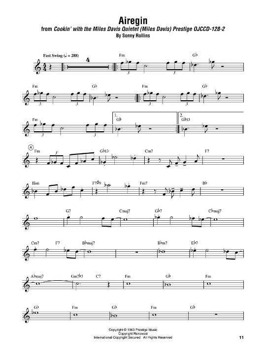 Coltrane, J :: John Coltrane Omnibook