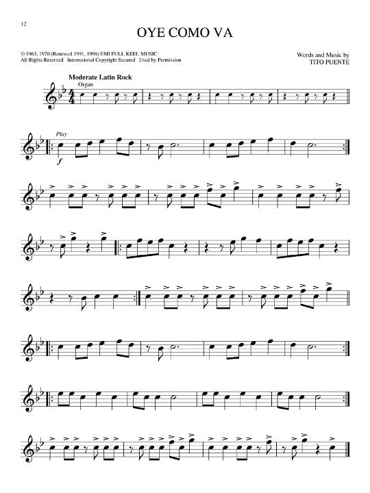 Various :: Easy Instrumental Play-Along - Classic Rock for Flute: 10 Monumental Hits