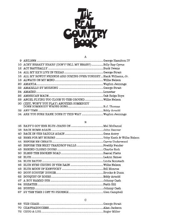 Various :: The Real Country Book