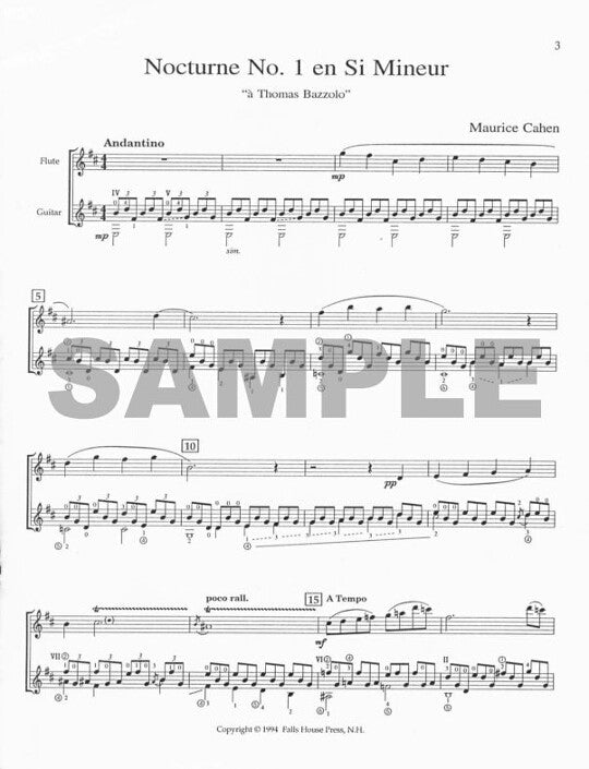 Cahen, M :: Nocturne No. 1