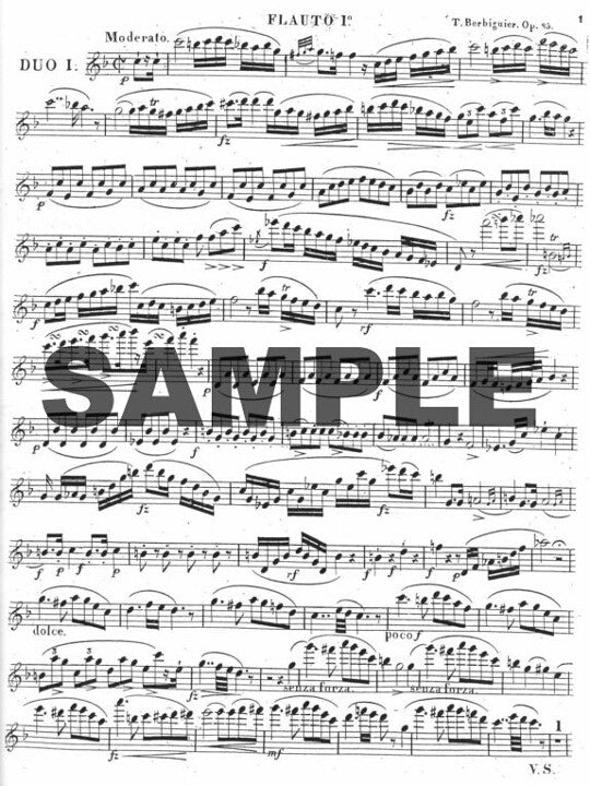 Berbiguier, BT :: Trois Grands Duos Concertans, Op. 85