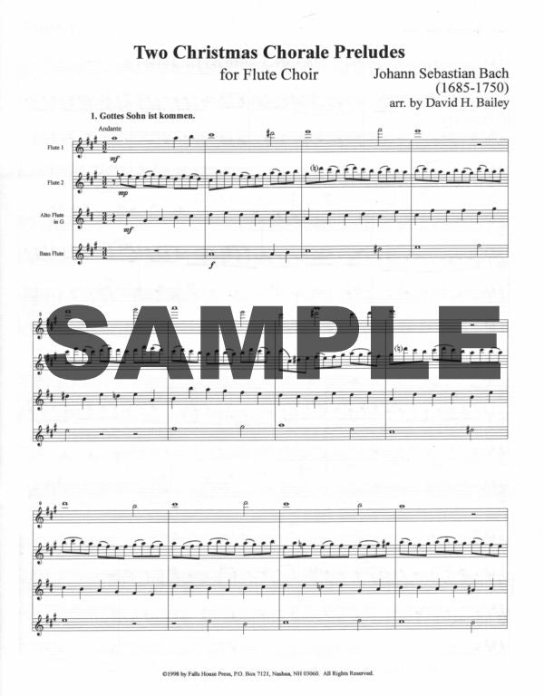 Bach, JS :: Two Christmas Chorale Preludes
