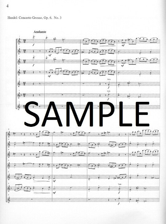 Handel, GF :: Concerto Grosso, Op. 6, No. 3
