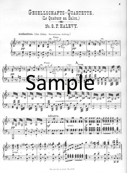 Halevy, F :: Salon Quartet