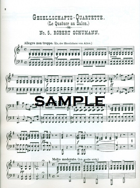 Schumann, R :: Salon Quartet