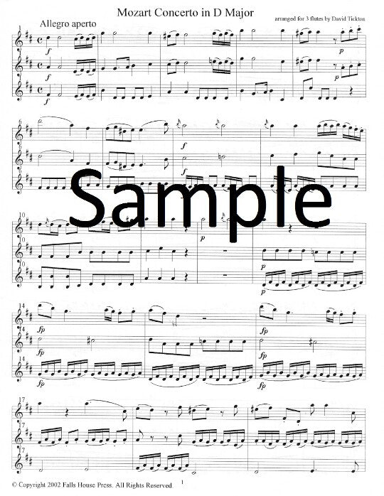 Mozart, WA :: Concerto in D Major