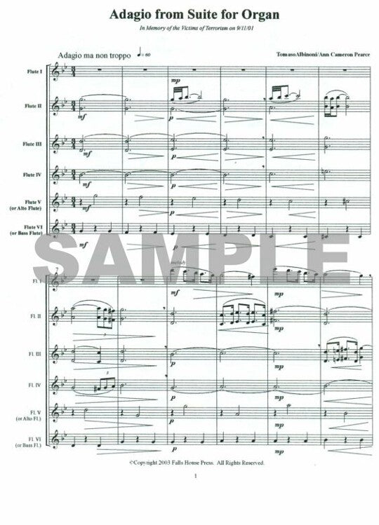 Albinoni, T :: Adagio from Suite for Organ
