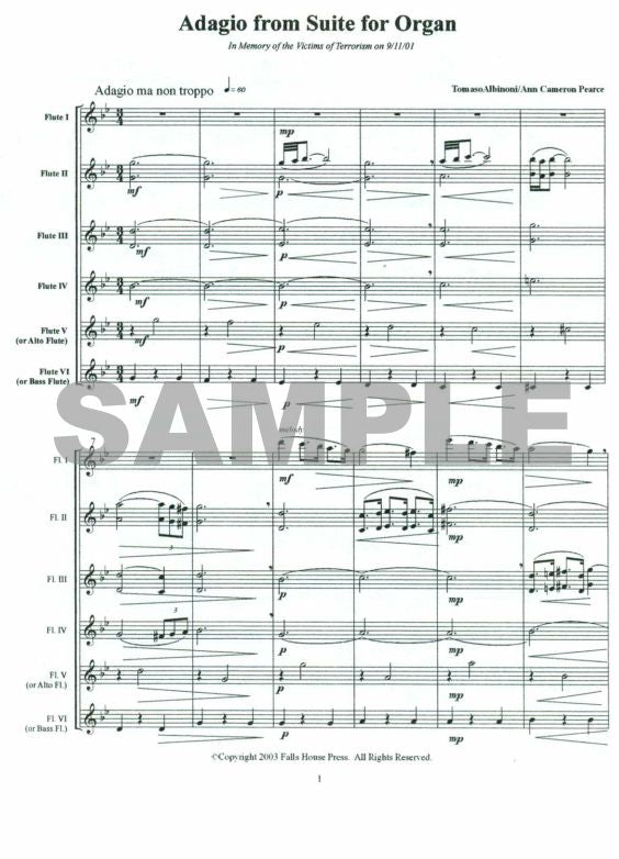 Albinoni, T :: Adagio from Suite for Organ