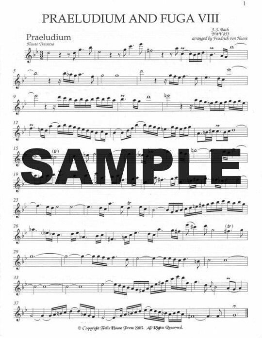 Bach, JS :: Three Preludes and Fugues from the 'Well-Tempered Clavier'