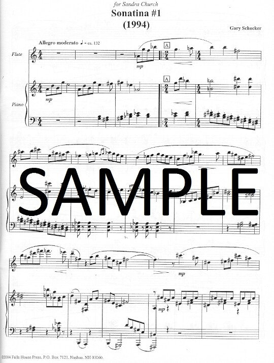 Schocker, G :: Sonatina #1