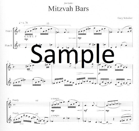 Schocker, G :: Mitzvah Bars
