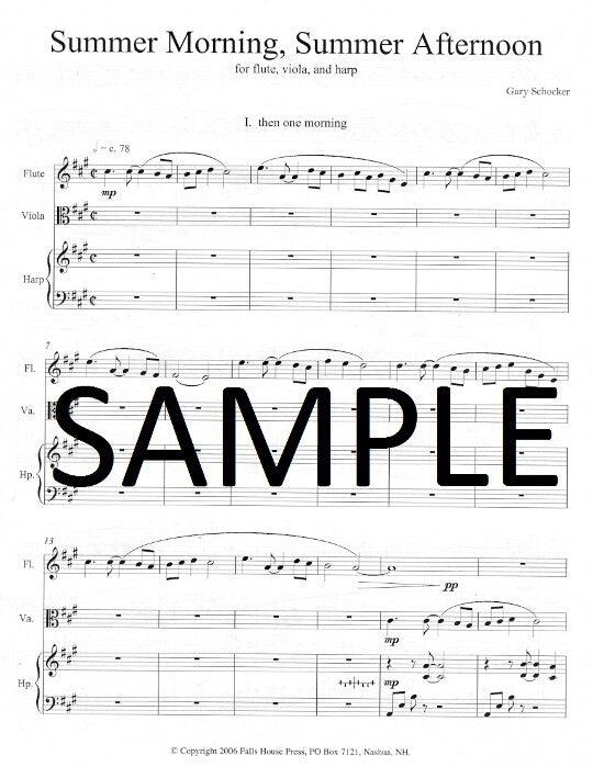 Schocker, G :: Summer Morning, Summer Afternoon
