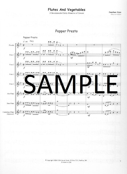 Cohen, J :: Flutes and Vegetables