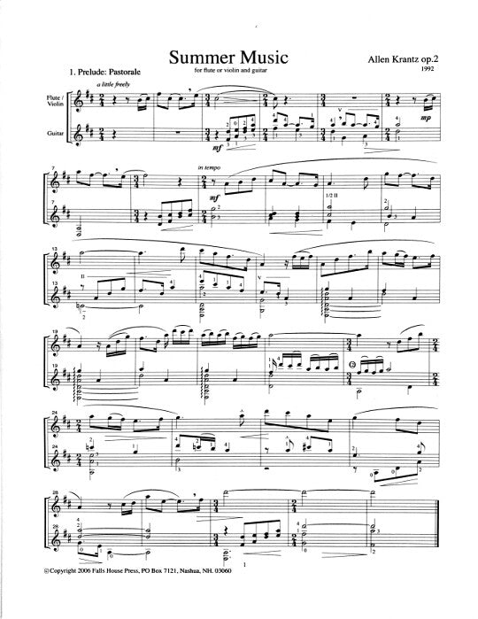 Krantz, A :: Summer Music
