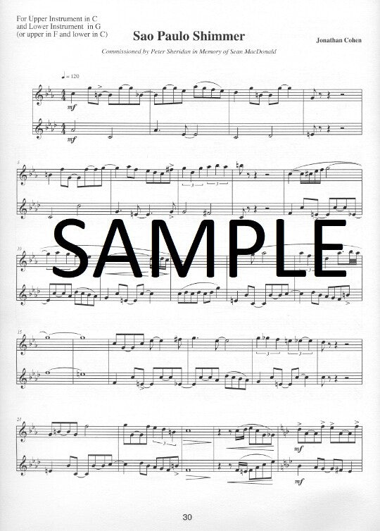 Cohen, J :: Just Below the Rainbow: Low Flute Duets