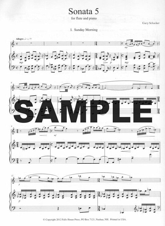 Schocker, G :: Sonata No. 5